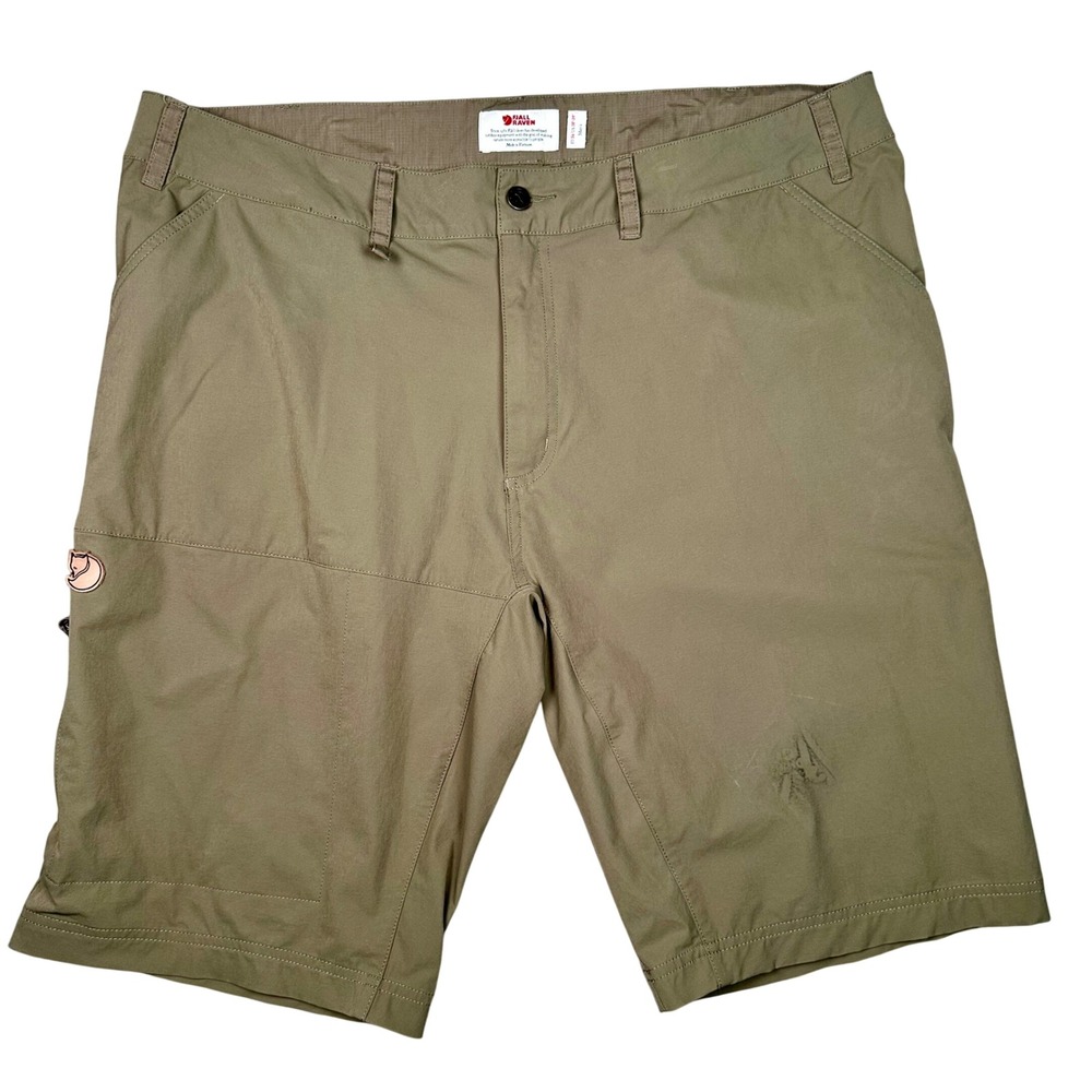 Fjallraven Abisko Lite Shorts Men 39 Olive Trekking Hiking Outdoor